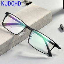 Load image into Gallery viewer, titanium alloy men's photochromic square myopia glasses ladies optical prescription glasses 0 -0.5 -0.75 to -6.0