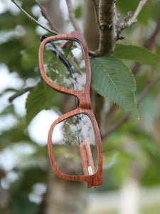 Nilerun Brand Unisex Lightweight Thin Wood Wooden Spectacles Eyewear Optical Glasses Reading Eyeglasses Frame for Men and Women