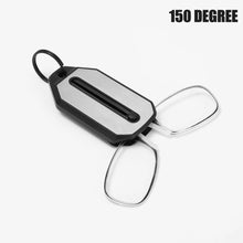 Carica l&#39;immagine nel visualizzatore di Gallery, Nose Clip-on Reading Glasses Folding Legless Ultralight Keychain Glasses Men Women Mini Portable Presbyopic Glasses +1.0 To +3.0