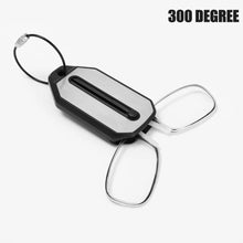 Carica l&#39;immagine nel visualizzatore di Gallery, Nose Clip-on Reading Glasses Folding Legless Ultralight Keychain Glasses Men Women Mini Portable Presbyopic Glasses +1.0 To +3.0