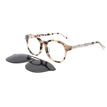 Load image into Gallery viewer, O-Q CLUB Men Women Polarized Sunglasses Myopia Optical Glasses Round Magnetic Clip-on Prescription Eyeglasses FG1063