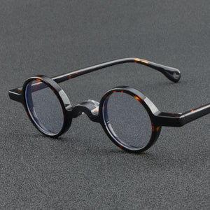 Japan Vintage Round Acetate Glasses Frame for Men Women Prescription Myopia Optical Eyeglasses 5807