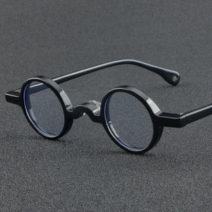 Japan Vintage Round Acetate Glasses Frame for Men Women Prescription Myopia Optical Eyeglasses 5807