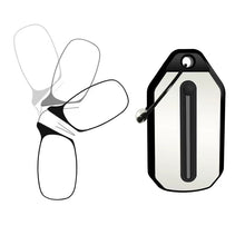 Load image into Gallery viewer, Nose Clip Folding Legless Reading Glasses Men Women Mini Portable Smart Magnifier Presbyopic Eyewear +1.0 To +4.0 Gafas