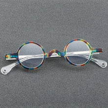 Carica l&#39;immagine nel visualizzatore di Gallery, Japan Vintage Round Acetate Glasses Frame for Men Women Prescription Myopia Optical Eyeglasses 5807