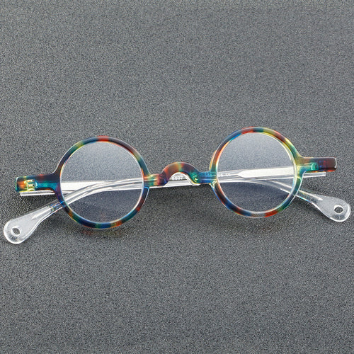 Japan Vintage Round Acetate Glasses Frame for Men Women Prescription Myopia Optical Eyeglasses 5807