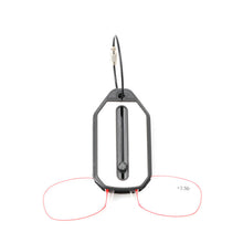 Load image into Gallery viewer, Nose Clip Folding Legless Reading Glasses Men Women Mini Portable Smart Magnifier Presbyopic Eyewear +1.0 To +4.0 Gafas