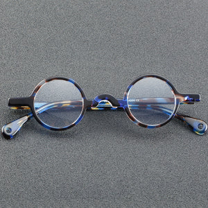 Japan Vintage Round Acetate Glasses Frame for Men Women Prescription Myopia Optical Eyeglasses 5807