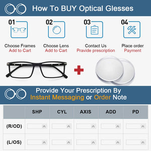 OCCI CHIARI Men Glasses Frame  Male Business Style Eyewear Myopia Optical Prescription Eyeglasses Frame Men High Qualit