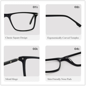 OCCI CHIARI Men Glasses Frame  Male Business Style Eyewear Myopia Optical Prescription Eyeglasses Frame Men High Qualit