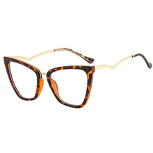 Load image into Gallery viewer, OEC CPO Fashion Cat Eye Clear Myopia Prescription Glasses Frame Women Men Transparent Lens Optical Eyeglasses Frame Unisex