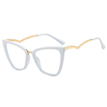 Load image into Gallery viewer, OEC CPO Fashion Cat Eye Clear Myopia Prescription Glasses Frame Women Men Transparent Lens Optical Eyeglasses Frame Unisex