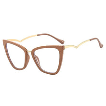 Load image into Gallery viewer, OEC CPO Fashion Cat Eye Clear Myopia Prescription Glasses Frame Women Men Transparent Lens Optical Eyeglasses Frame Unisex