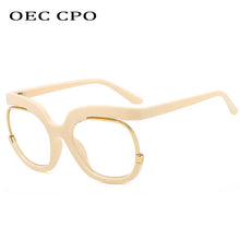 Load image into Gallery viewer, OEC CPO  Clear Square Glasses Frames Women Men Optical Eyeglasses Spectacle Frame Female Colorful Computer Eyewear Unisex