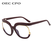 Load image into Gallery viewer, OEC CPO  Clear Square Glasses Frames Women Men Optical Eyeglasses Spectacle Frame Female Colorful Computer Eyewear Unisex