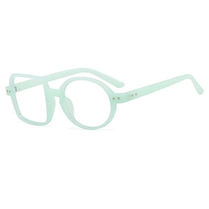 OEC CPO Square Glasses Women Men Fashion Clear Glasses Optical Eyeglasses Frame Personality Round Transparent Lens Spectacle
