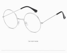 Load image into Gallery viewer, OYDCH Vintage Retro Metal Frame Clear Lens Glasses  Harry Eyewear Eyeglasses Black Oversized Round Circle Eye Glasses