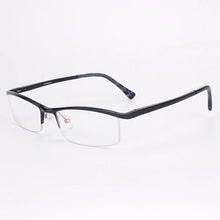 Load image into Gallery viewer, Opeco designer Men&#39;s Aluminum Eyeglasses Frame RX able Glasses Half Rim Myopia rectangle Optical Eyewear #2036