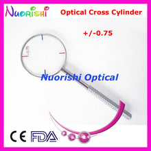 Load image into Gallery viewer, Ophthalmic Optical Cross Cylinder 4 Diopters for Optional 0.25, 0.50, 0.75,1.00 E09-5503