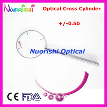 Load image into Gallery viewer, Ophthalmic Optical Cross Cylinder 4 Diopters for Optional 0.25, 0.50, 0.75,1.00 E09-5503