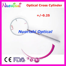 Load image into Gallery viewer, Ophthalmic Optical Cross Cylinder 4 Diopters for Optional 0.25, 0.50, 0.75,1.00 E09-5503