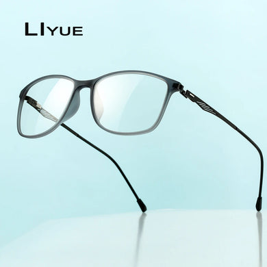 Optical Eye Glasses Frame Ultralight Retro Prescription Myopia Eyeglasses Plastic Titanium TR90 Frame Clear Lens For Men Women