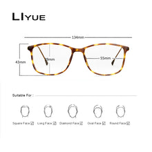 Load image into Gallery viewer, Optical Eye Glasses Frame Ultralight Retro Prescription Myopia Eyeglasses Plastic Titanium TR90 Frame Clear Lens For Men Women