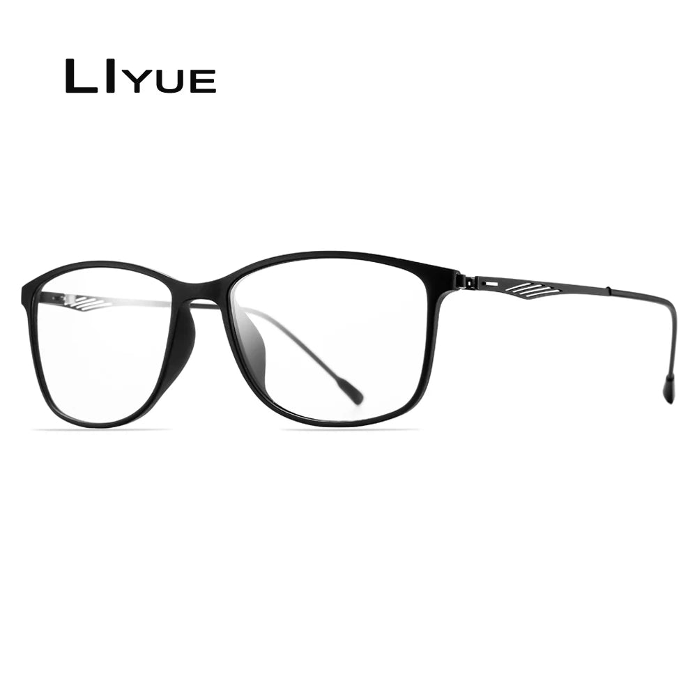Optical Eye Glasses Frame Ultralight Retro Prescription Myopia Eyeglasses Plastic Titanium TR90 Frame Clear Lens For Men Women