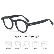 Load image into Gallery viewer, Optical Eyeglasses Frame Men Women Johnny Depp LEMTOSH Vintage Glasses Computer Acetate Spectacle Frame For Male Clear Lens