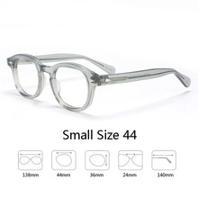 Load image into Gallery viewer, Optical Eyeglasses Frame Men Women Johnny Depp LEMTOSH Vintage Glasses Computer Acetate Spectacle Frame For Male Clear Lens