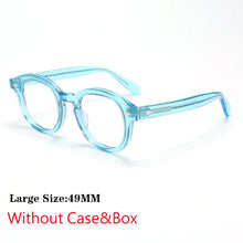 Load image into Gallery viewer, Optical Eyeglasses Frame Men Women Johnny Depp LEMTOSH Vintage Glasses Computer Acetate Spectacle Frame For Male Clear Lens