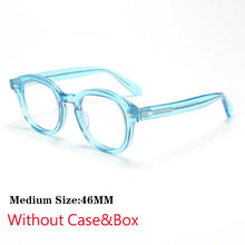 Load image into Gallery viewer, Optical Eyeglasses Frame Men Women Johnny Depp LEMTOSH Vintage Glasses Computer Acetate Spectacle Frame For Male Clear Lens