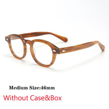 Load image into Gallery viewer, Optical Eyeglasses Frame Men Women Johnny Depp LEMTOSH Vintage Glasses Computer Acetate Spectacle Frame For Male Clear Lens