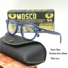 Load image into Gallery viewer, Optical Eyeglasses Frame Men Women Johnny Depp LEMTOSH Vintage Glasses Computer Acetate Spectacle Frame For Male Clear Lens