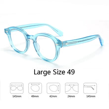 Load image into Gallery viewer, Optical Eyeglasses Frame Men Women Johnny Depp LEMTOSH Vintage Glasses Computer Acetate Spectacle Frame For Male Clear Lens