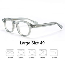 Load image into Gallery viewer, Optical Eyeglasses Frame Men Women Johnny Depp LEMTOSH Vintage Glasses Computer Acetate Spectacle Frame For Male Clear Lens