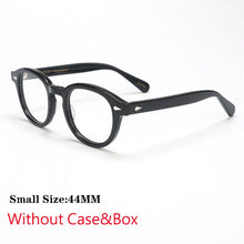 Load image into Gallery viewer, Optical Eyeglasses Frame Men Women Johnny Depp LEMTOSH Vintage Glasses Computer Acetate Spectacle Frame For Male Clear Lens
