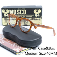 Load image into Gallery viewer, Optical Eyeglasses Frame Men Women Johnny Depp LEMTOSH Vintage Glasses Computer Acetate Spectacle Frame For Male Clear Lens