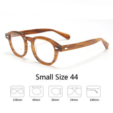 Load image into Gallery viewer, Optical Eyeglasses Frame Men Women Johnny Depp LEMTOSH Vintage Glasses Computer Acetate Spectacle Frame For Male Clear Lens