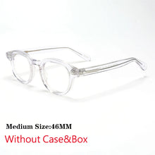 Load image into Gallery viewer, Optical Eyeglasses Frame Men Women Johnny Depp LEMTOSH Vintage Glasses Computer Acetate Spectacle Frame For Male Clear Lens