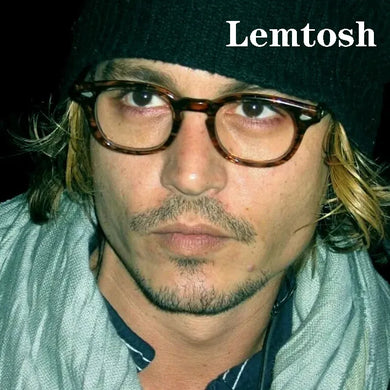 Optical Eyeglasses Frame Men Women Johnny Depp LEMTOSH Vintage Glasses Computer Acetate Spectacle Frame For Male Clear Lens