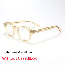 Load image into Gallery viewer, Optical Eyeglasses Frame Men Women Johnny Depp LEMTOSH Vintage Glasses Computer Acetate Spectacle Frame For Male Clear Lens