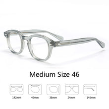 Load image into Gallery viewer, Optical Eyeglasses Frame Men Women Johnny Depp LEMTOSH Vintage Glasses Computer Acetate Spectacle Frame For Male Clear Lens