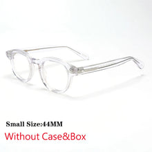 Load image into Gallery viewer, Optical Eyeglasses Frame Men Women Johnny Depp LEMTOSH Vintage Glasses Computer Acetate Spectacle Frame For Male Clear Lens
