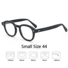 Load image into Gallery viewer, Optical Eyeglasses Frame Men Women Johnny Depp LEMTOSH Vintage Glasses Computer Acetate Spectacle Frame For Male Clear Lens