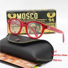 Load image into Gallery viewer, Optical Eyeglasses Frame Men Women Johnny Depp LEMTOSH Vintage Glasses Computer Acetate Spectacle Frame For Male Clear Lens