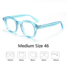 Load image into Gallery viewer, Optical Eyeglasses Frame Men Women Johnny Depp LEMTOSH Vintage Glasses Computer Acetate Spectacle Frame For Male Clear Lens