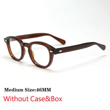 Load image into Gallery viewer, Optical Eyeglasses Frame Men Women Johnny Depp LEMTOSH Vintage Glasses Computer Acetate Spectacle Frame For Male Clear Lens