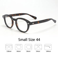 Load image into Gallery viewer, Optical Eyeglasses Frame Men Women Johnny Depp LEMTOSH Vintage Glasses Computer Acetate Spectacle Frame For Male Clear Lens