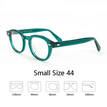 Load image into Gallery viewer, Optical Eyeglasses Frame Men Women Johnny Depp LEMTOSH Vintage Glasses Computer Acetate Spectacle Frame For Male Clear Lens